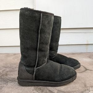 UGG Classic Tall Mid Calf Boots Size 5 Black